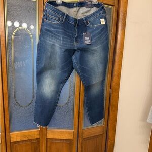 GAP Ladies Relaxed Fit Denim Jeans - Medium Blue Wash, BRAND NEW